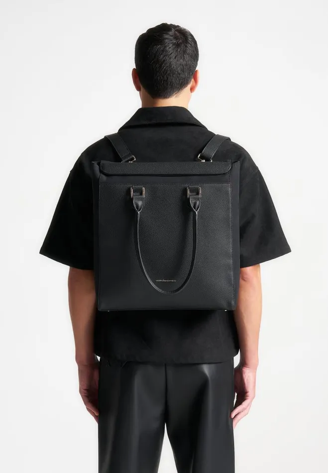 Manire De Voir Bags Manire De Voir Man Tote Backpack 8211 Black