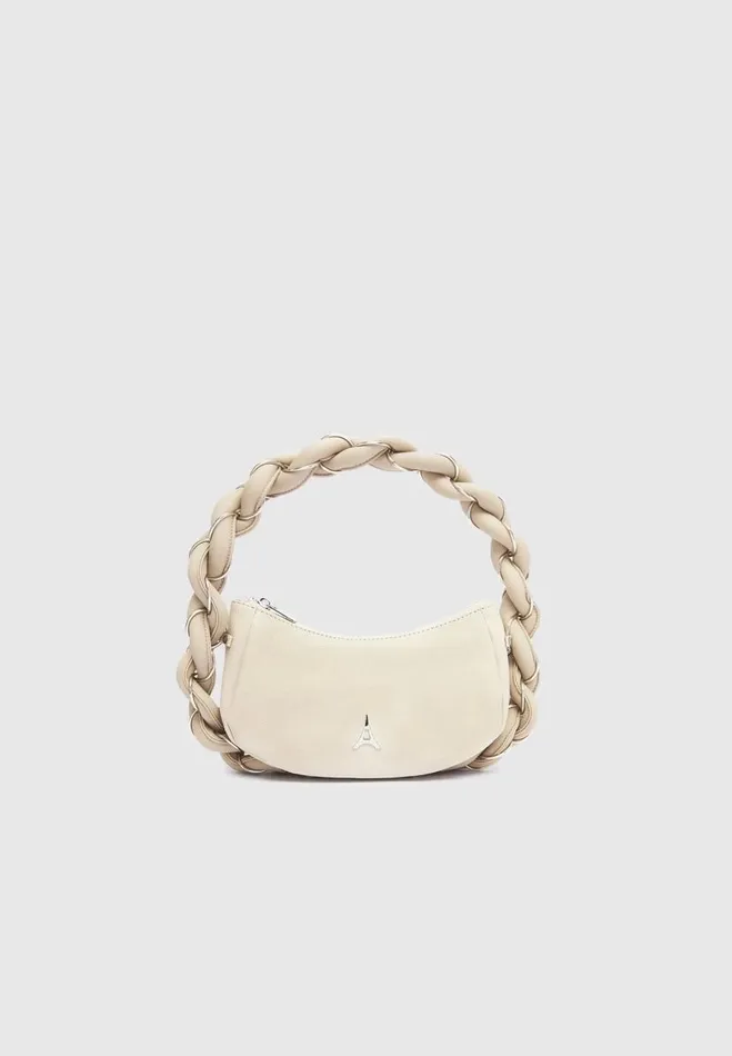 Manire De Voir Bags Manire De Voir Woman Chain Plaited Rope Handbag 8211 Beige Manire De Voir Bags Manire De Voir Woman Chain Plaited Rope Handbag 8211 Beige