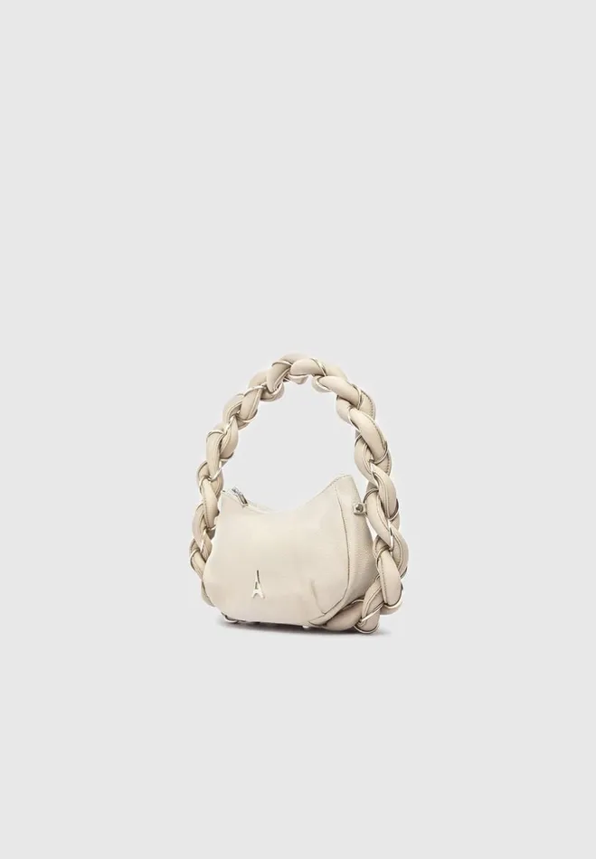 Manire De Voir Bags Manire De Voir Woman Chain Plaited Rope Handbag 8211 Beige