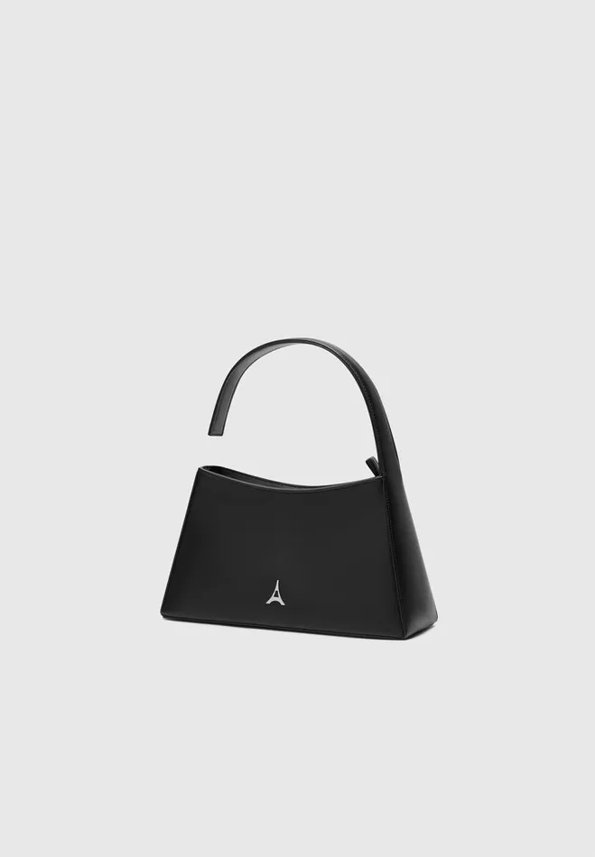 Manire De Voir Bags Manire De Voir Woman Vegan Leather Ghost Strap Bag 8211 Black