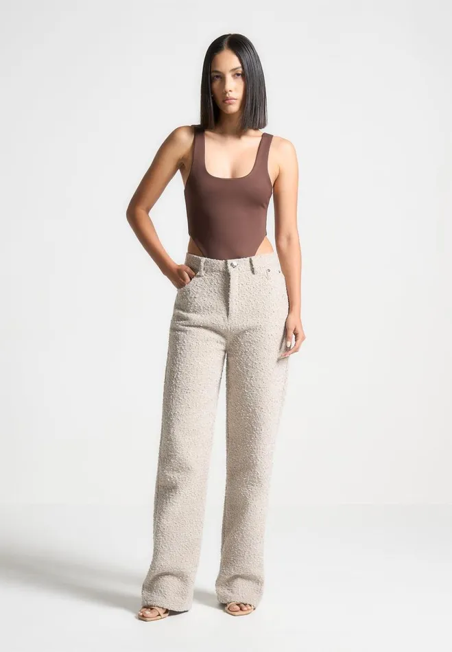 Manire De Voir Bodysuits Manire De Voir Woman ternelle Double Layer High Leg Bodysuit 8211 Brown Manire De Voir Bodysuits Manire De Voir Woman ternelle Double Layer High Leg Bodysuit 8211 Brown