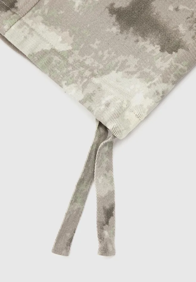 Manire De Voir Cargo Pants and Joggers Manire De Voir Woman High Waisted Camo Cargo Pants 8211 Grey