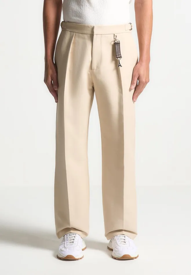 Manire De Voir Casual Trousers Manire De Voir Man Tailored Chinos 8211 Beige