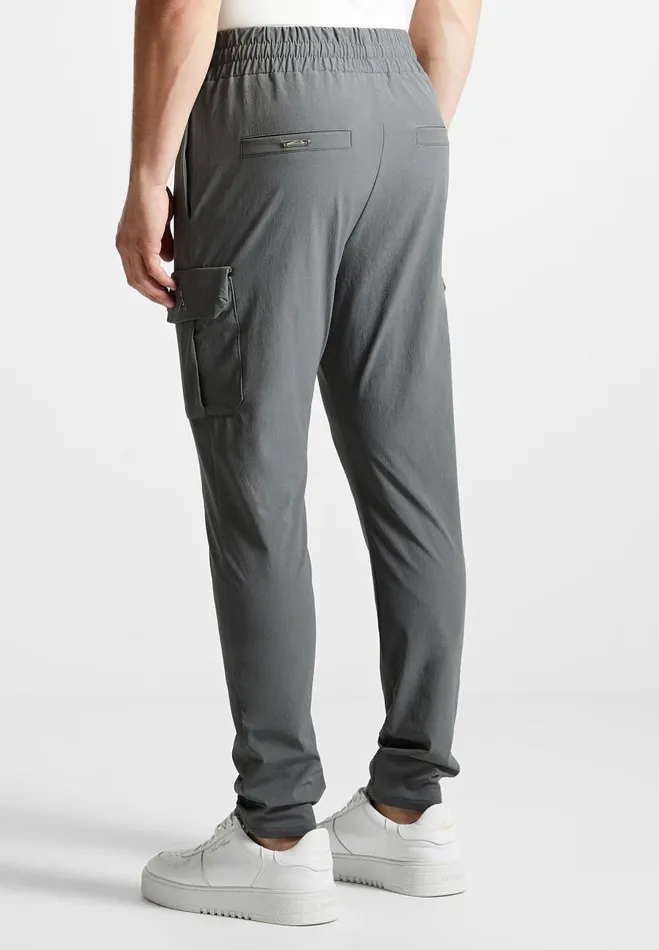 Manire De Voir Casual Trousers Manire De Voir Man Technical Cargo Pants 8211 Charcoal Grey