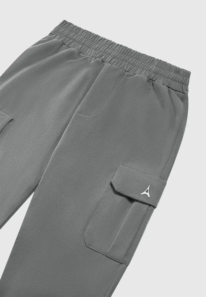 Manire De Voir Casual Trousers Manire De Voir Man Technical Cargo Pants 8211 Charcoal Grey