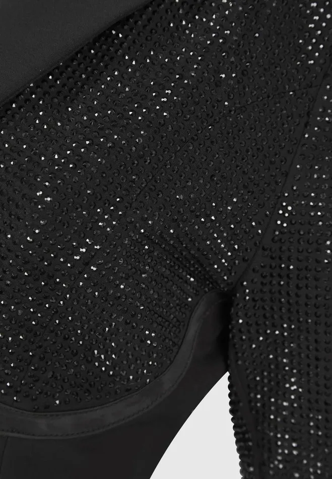Manire De Voir Dresses Manire De Voir Woman Rhinestone Corset Blazer Dress 8211 Black