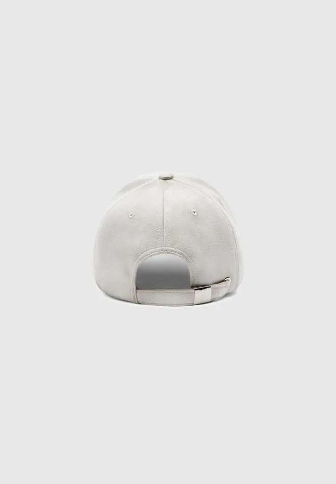 Manire De Voir Hats Manire De Voir Man Vegan Suede Cap 8211 Stone