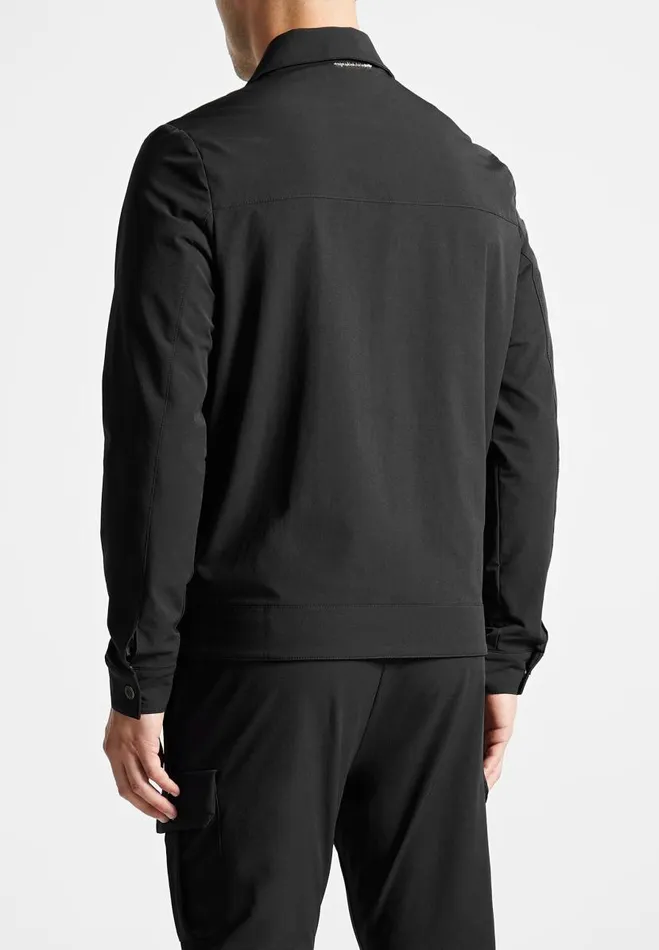 Manire De Voir Jackets Manire De Voir Man Technical Cargo Jacket 8211 Black
