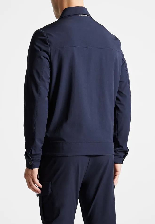 Manire De Voir Jackets Manire De Voir Man Technical Cargo Jacket 8211 Navy