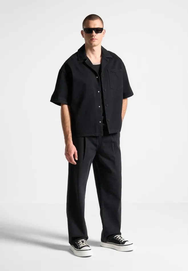 Manire De Voir Jeans Manire De Voir Man Pleated Jeans 8211 Washed Black