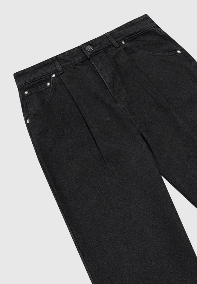 Manire De Voir Jeans Manire De Voir Man Pleated Jeans 8211 Washed Black