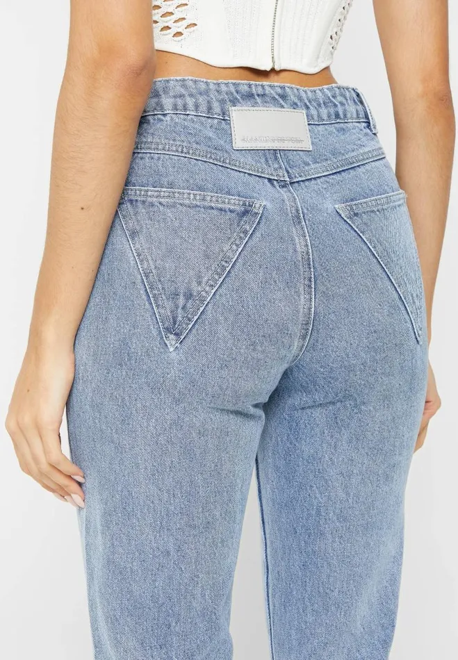 Manire De Voir Jeans Manire De Voir Woman Mid Rise Flared Jeans 8211 Mid Blue