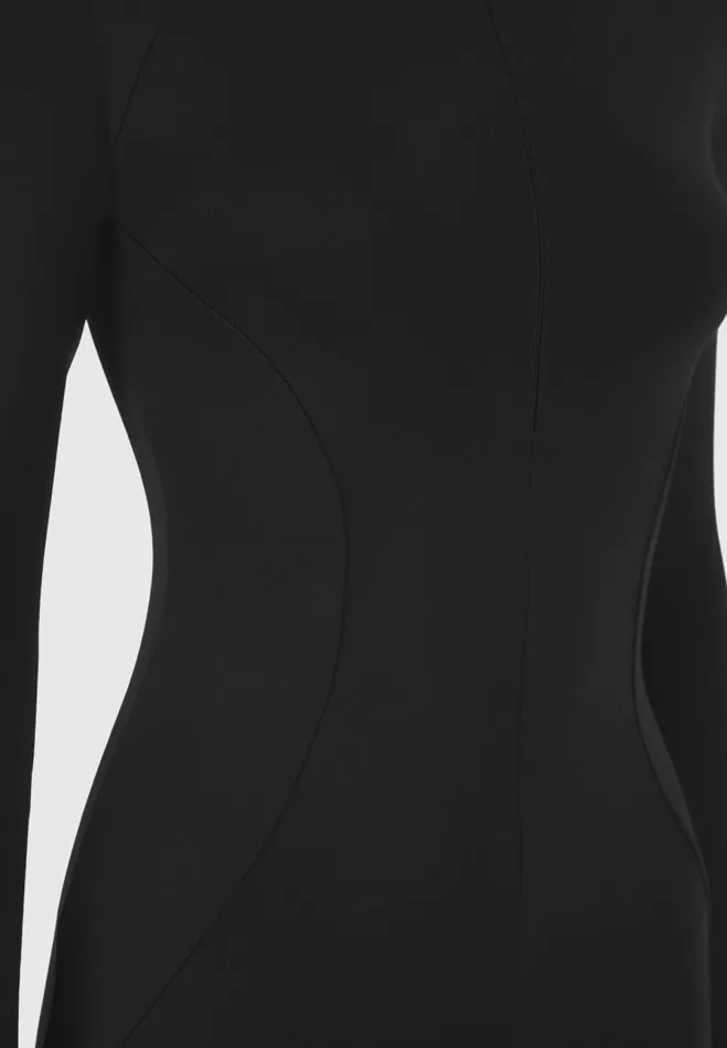 Manire De Voir Jumpsuits and Playsuits Manire De Voir Woman ternelle Long Sleeve Jumpsuit With Gloves 8211 Black