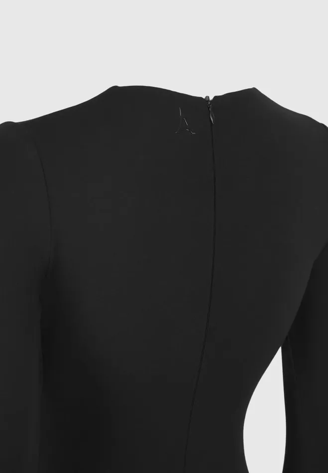 Manire De Voir Jumpsuits and Playsuits Manire De Voir Woman ternelle Long Sleeve Jumpsuit With Gloves 8211 Black