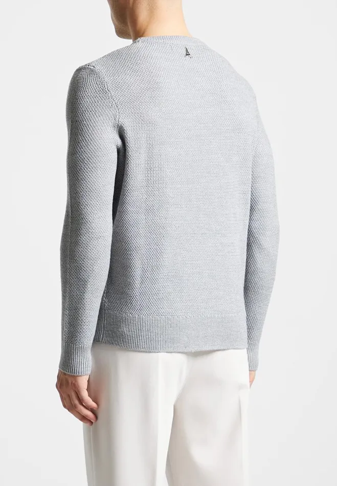 Manire De Voir Knitwear Manire De Voir Man ternel Textured Jumper 8211 Grey