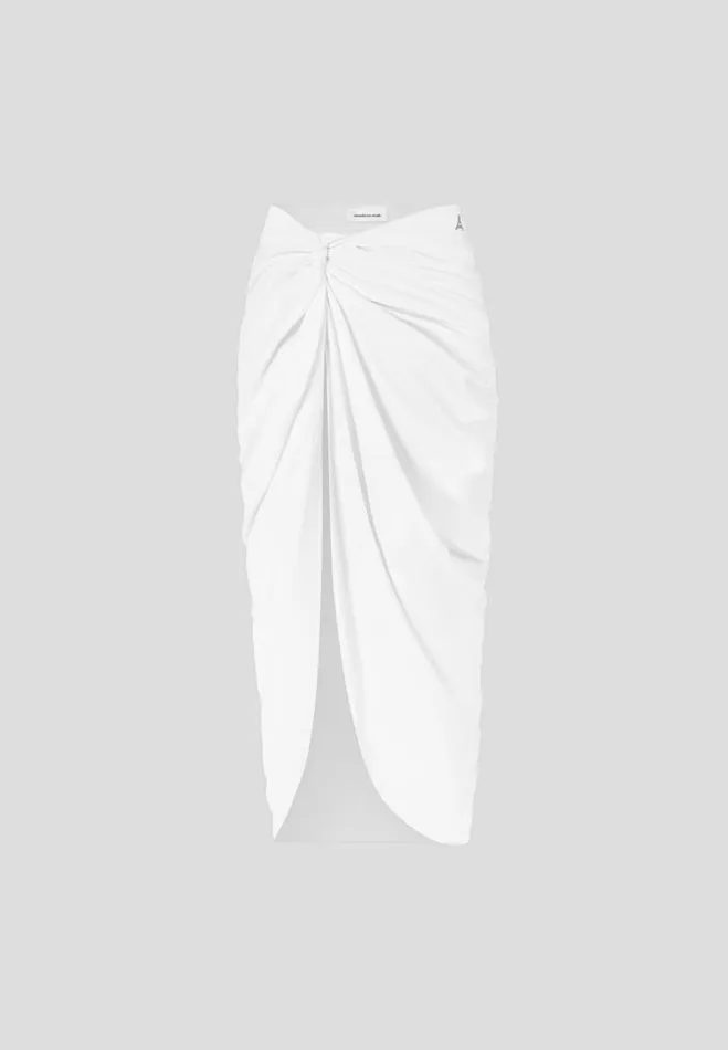 Manire De Voir Matching Sets Manire De Voir Woman Asymmetric Drape Midaxi Skirt 8211 White