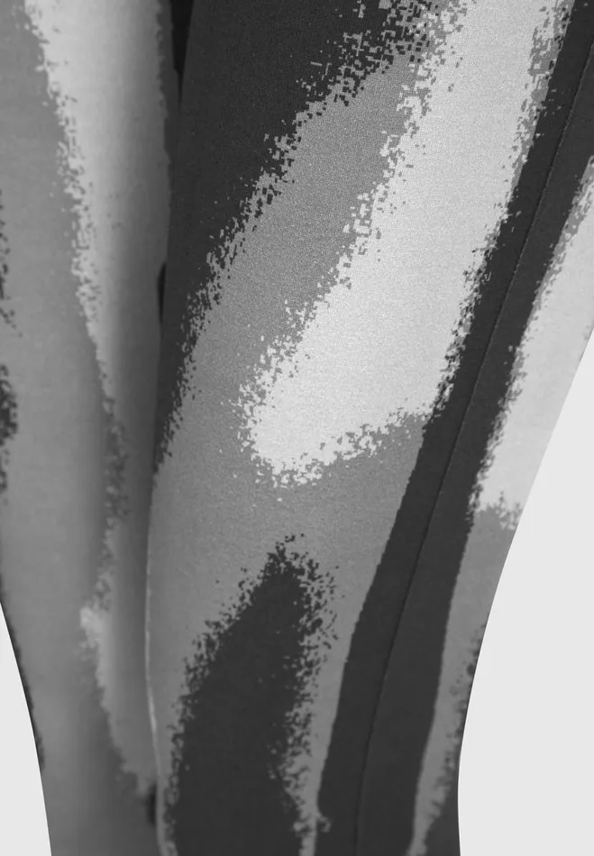 Manire De Voir Matching Sets Manire De Voir Woman Body Print Leggings 8211 WhiteGrey