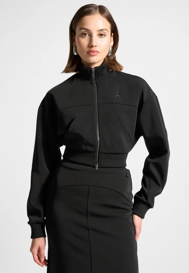 Manire De Voir Matching Sets Manire De Voir Woman Double Zip Track Jacket 8211 Black