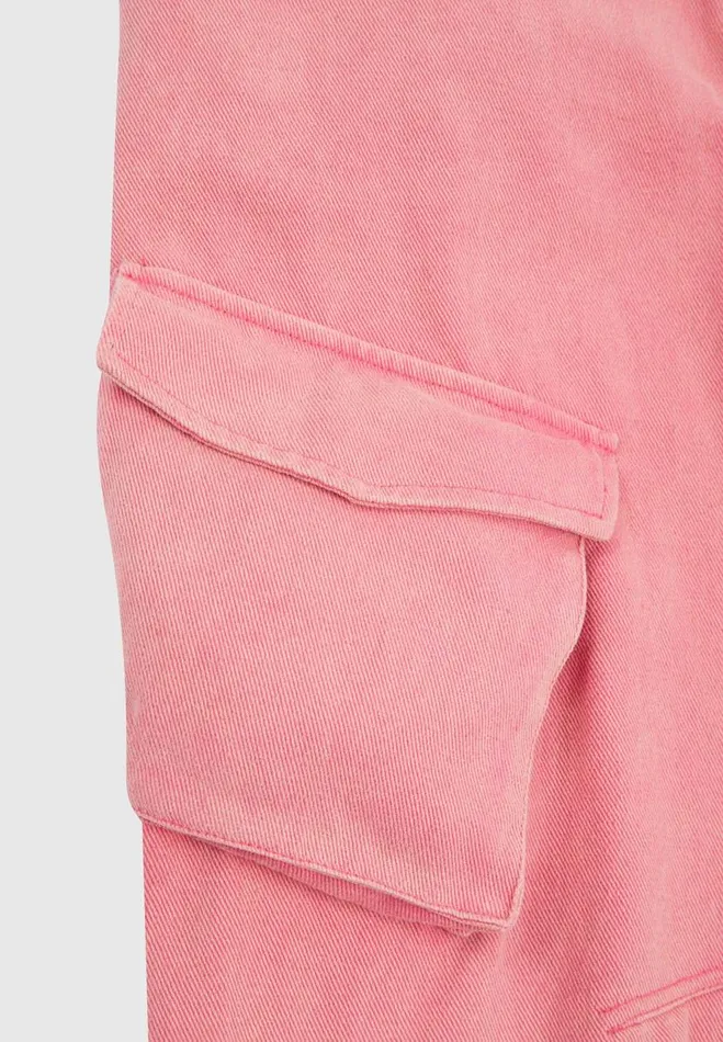 Manire De Voir Matching Sets Manire De Voir Woman High Waisted Cargo Pants 8211 Washed Pink