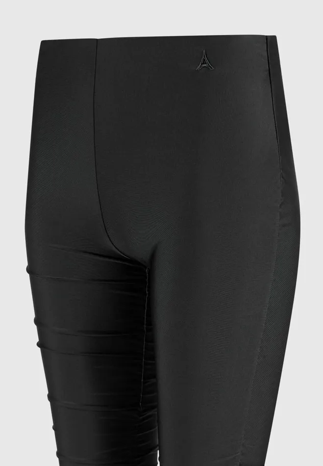 Manire De Voir Matching Sets Manire De Voir Woman Ruched Fit And Flare Leggings 8211 Black