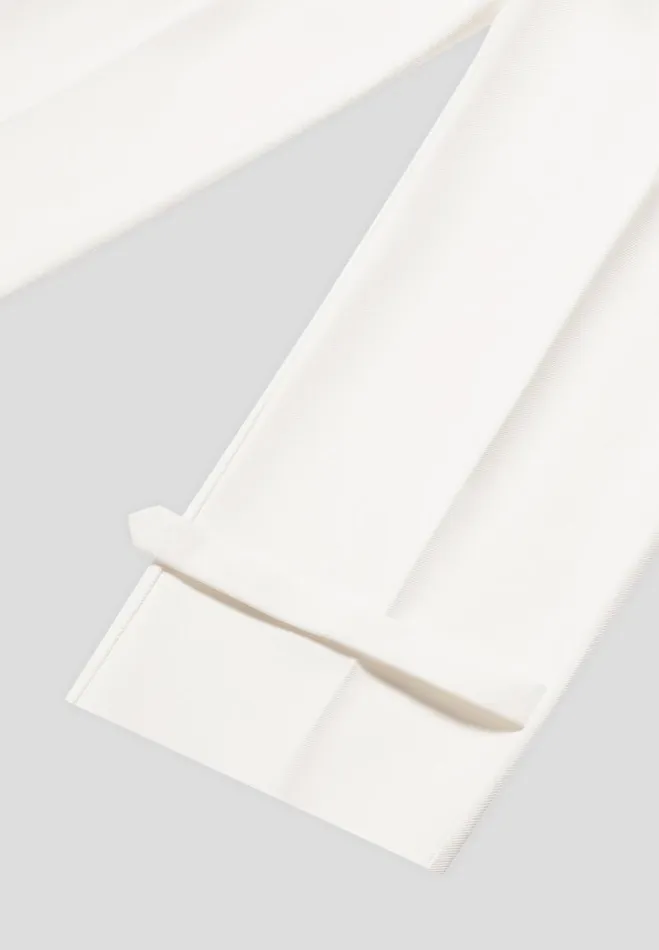 Manire De Voir Matching Sets Manire De Voir Woman Tailored Pleated Cargo Trousers 8211 Cream