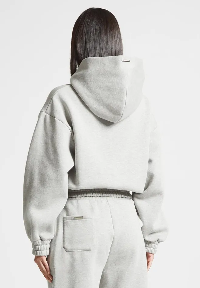 Manire De Voir Matching Sets Manire De Voir Woman ternelle 420GSM Eiffel Embossed Hoodie 8211 Grey