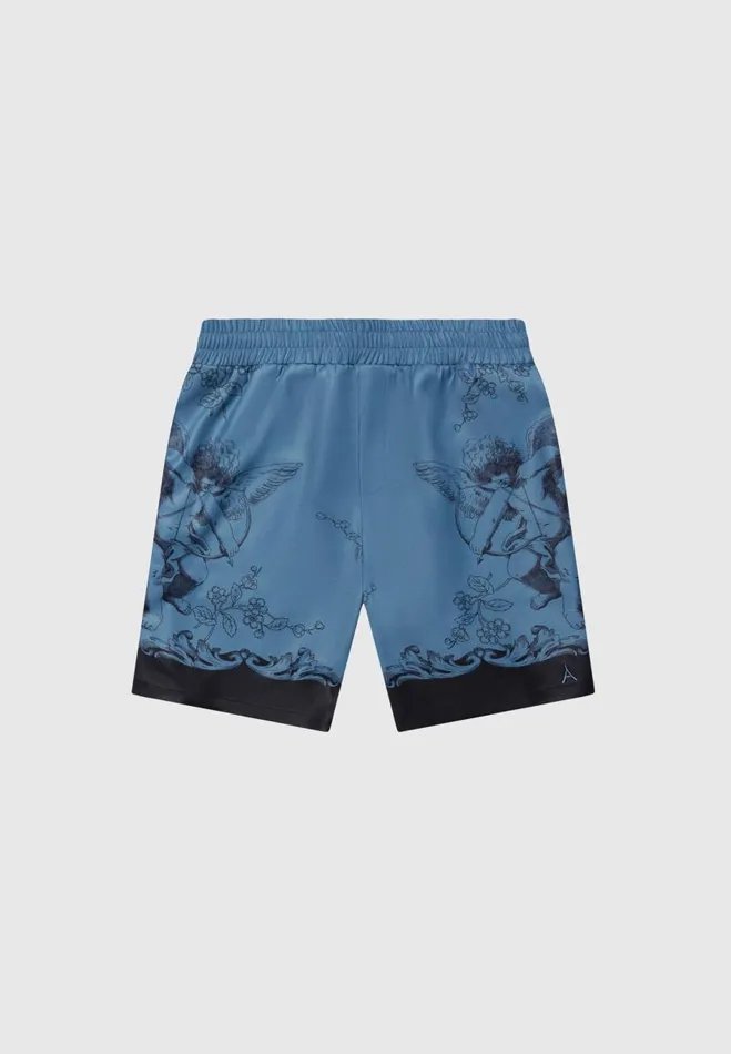Manire De Voir Short Sets Manire De Voir Man Baroque Shorts 8211 BlueBlack