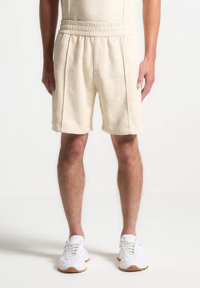 Manire De Voir Short Sets Manire De Voir Man Boucle Pintuck Shorts 8211 Beige