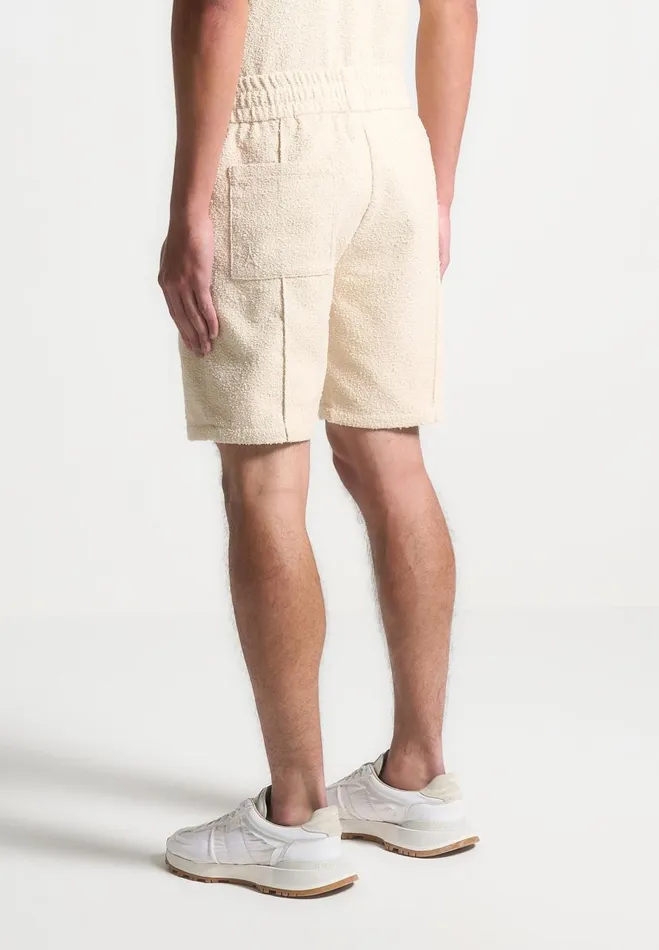 Manire De Voir Short Sets Manire De Voir Man Boucle Pintuck Shorts 8211 Beige