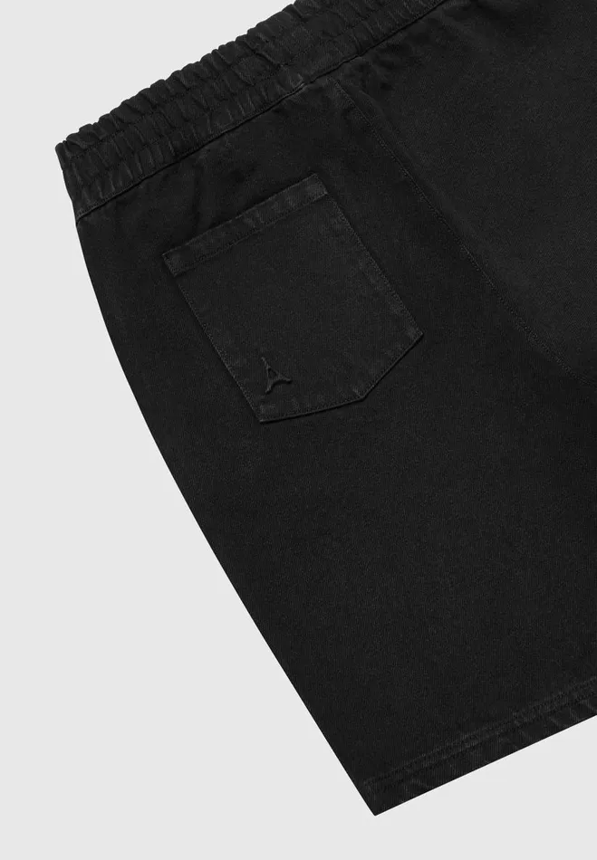 Manire De Voir Short Sets Manire De Voir Man Denim Shorts 8211 Black