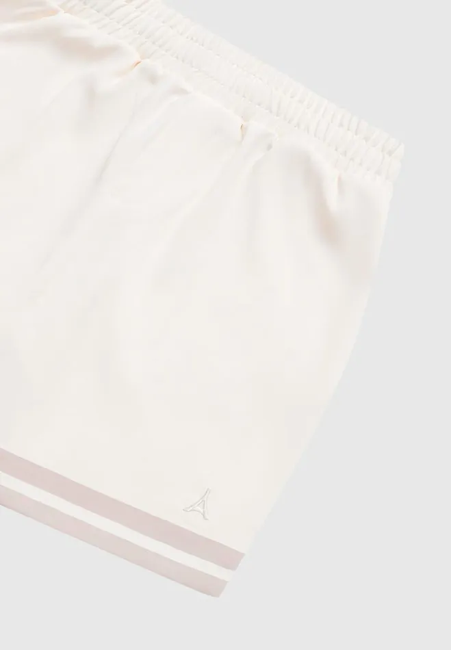 Manire De Voir Short Sets Manire De Voir Man Floral Border Shorts 8211 Cream