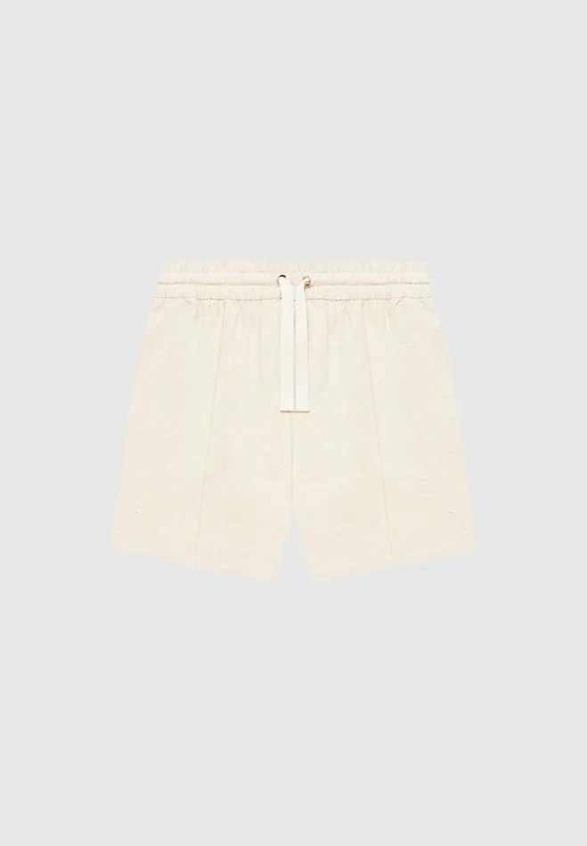 Manire De Voir Short Sets Manire De Voir Man Linen Pintuck Shorts 8211 Natural