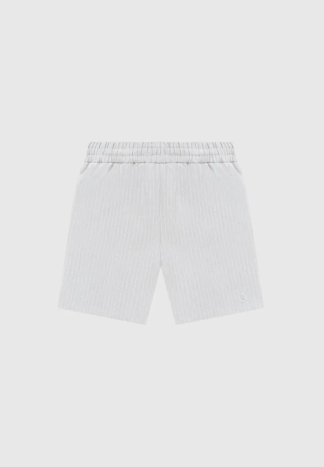 Manire De Voir Short Sets Manire De Voir Man Pinstripe Shorts 8211 Grey