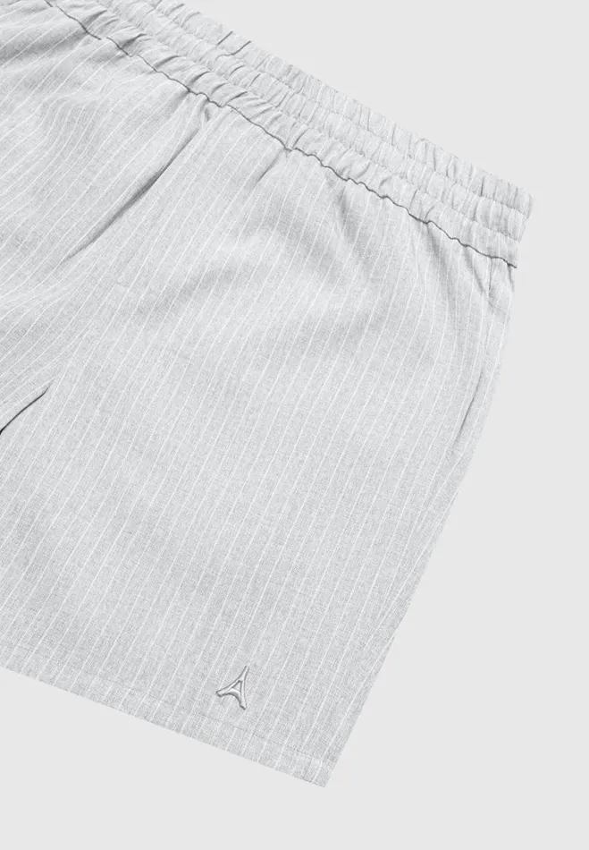 Manire De Voir Short Sets Manire De Voir Man Pinstripe Shorts 8211 Grey
