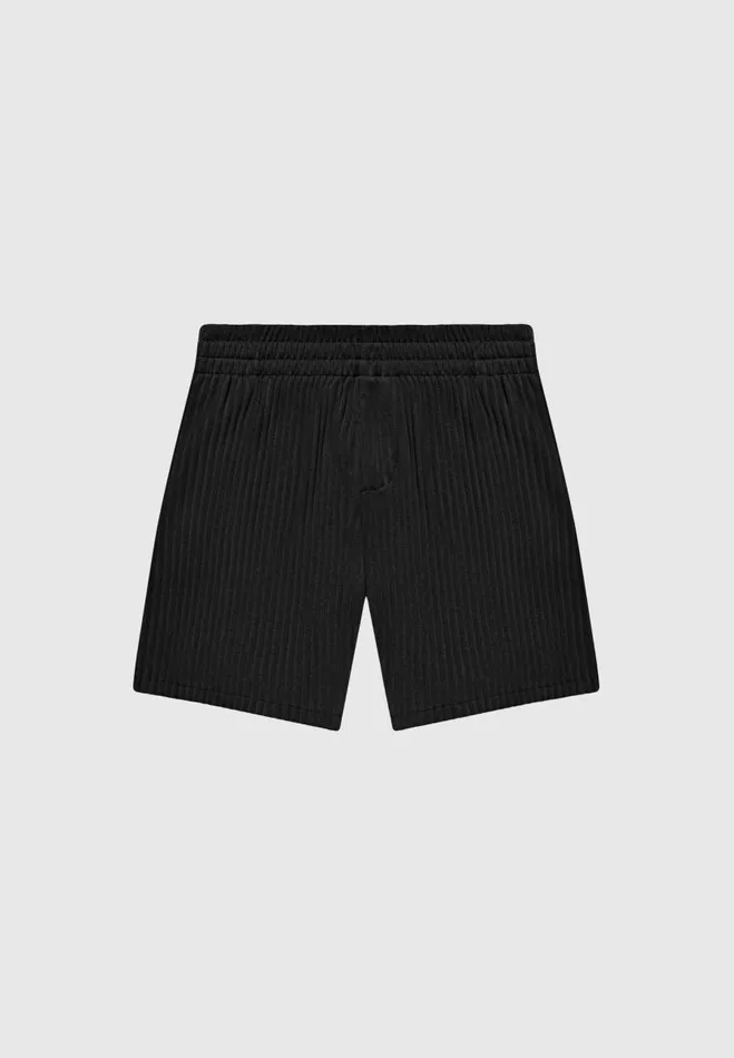 Manire De Voir Short Sets Manire De Voir Man Pleated Shorts 8211 Black