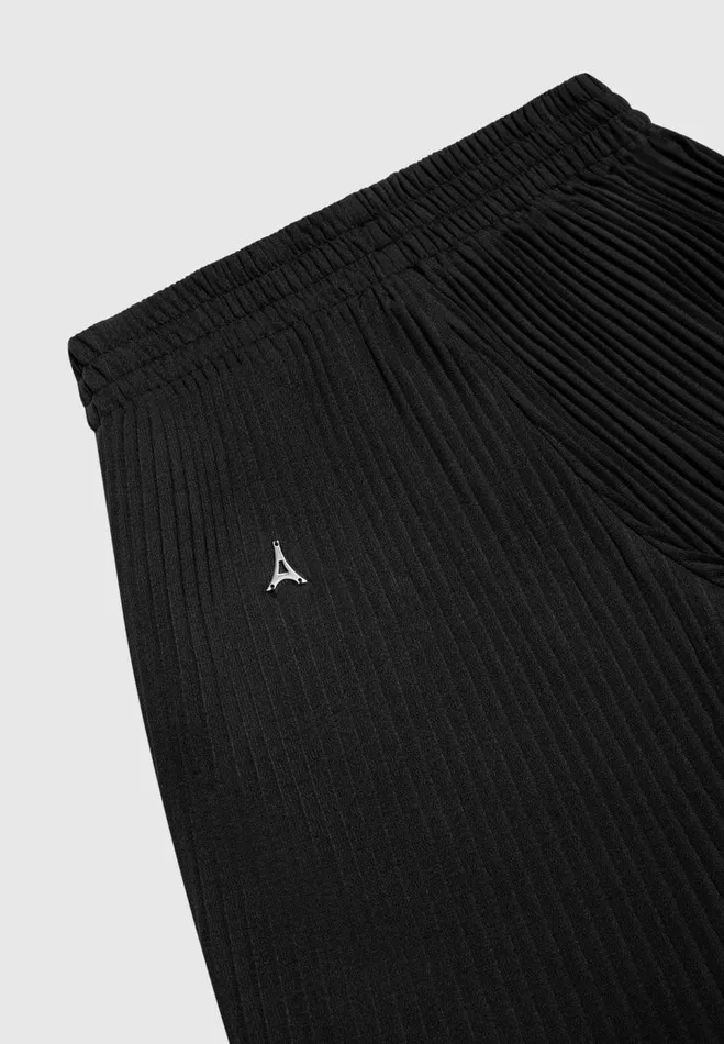 Manire De Voir Short Sets Manire De Voir Man Pleated Shorts 8211 Black