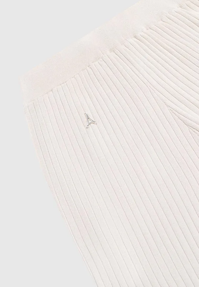 Manire De Voir Short Sets Manire De Voir Man Ribbed Knit Shorts 8211 Cream