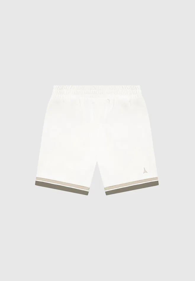 Manire De Voir Short Sets Manire De Voir Man Varsity Shorts 8211 Cream