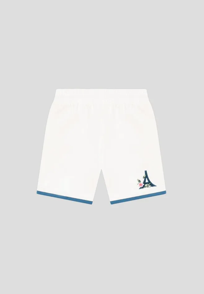 Manire De Voir Short Sets Manire De Voir Man Velvet Eiffel Shorts 8211 CreamBlue