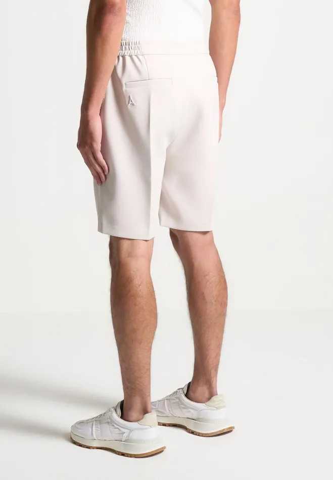 Manire De Voir Shorts Manire De Voir Man Tailored Shorts With Chain 8211 Stone