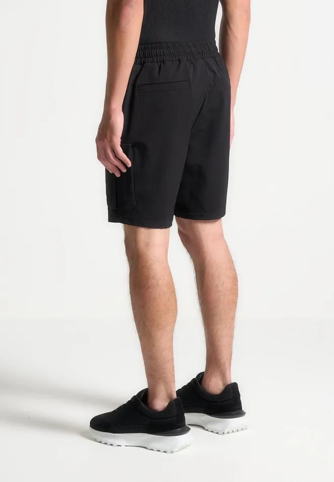 Manire De Voir Shorts Manire De Voir Man Technical Cargo Shorts 8211 Black