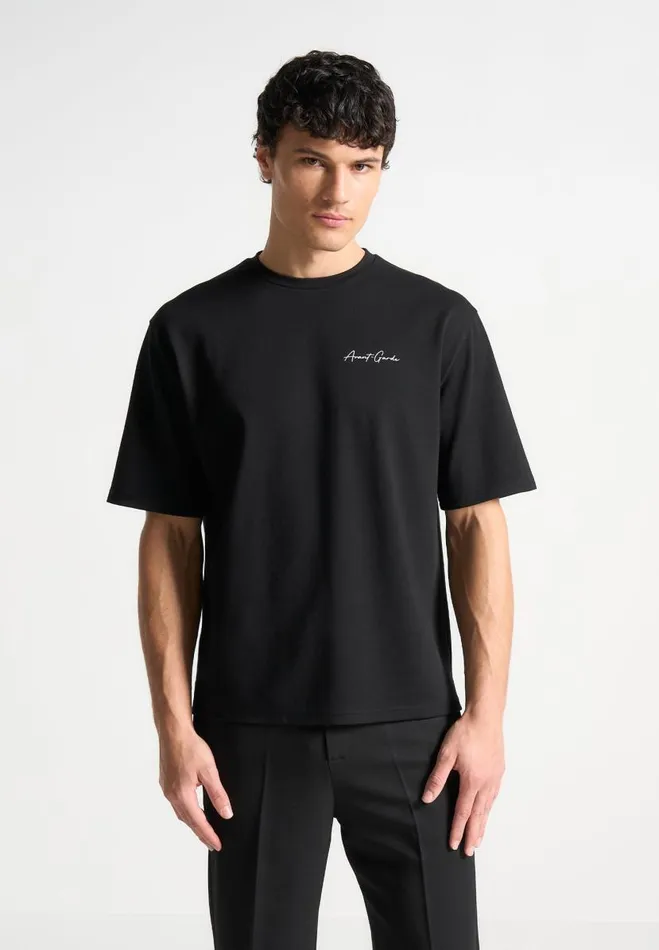 Manire De Voir TShirts and Tops Manire De Voir Man L039Art TShirt 8211 Black