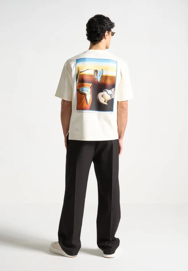 Manire De Voir TShirts and Tops Manire De Voir Man L039Art TShirt 8211 Cream