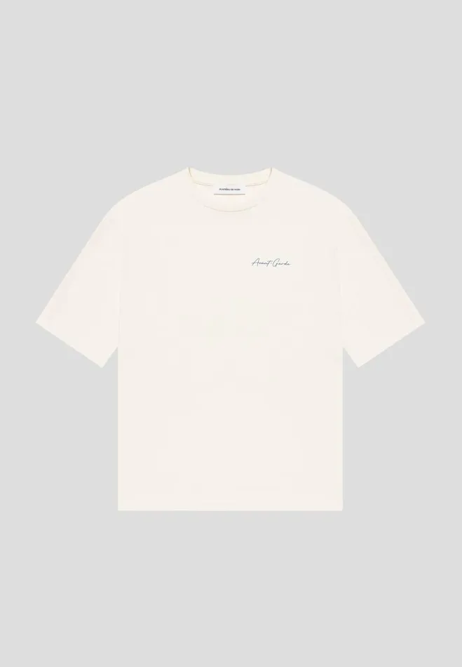 Manire De Voir TShirts and Tops Manire De Voir Man L039Art TShirt 8211 Cream