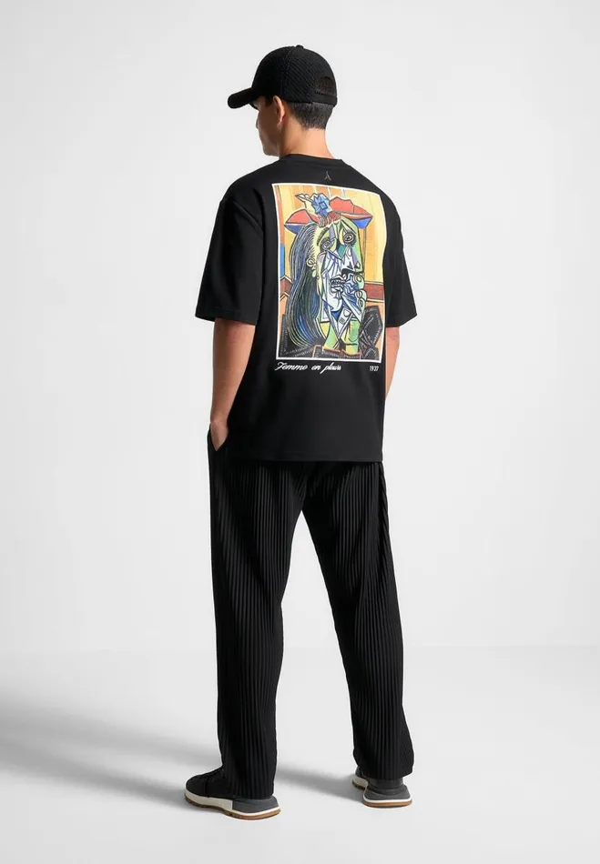 Manire De Voir TShirts and Tops Manire De Voir Man Picasso TShirt 8211 Black