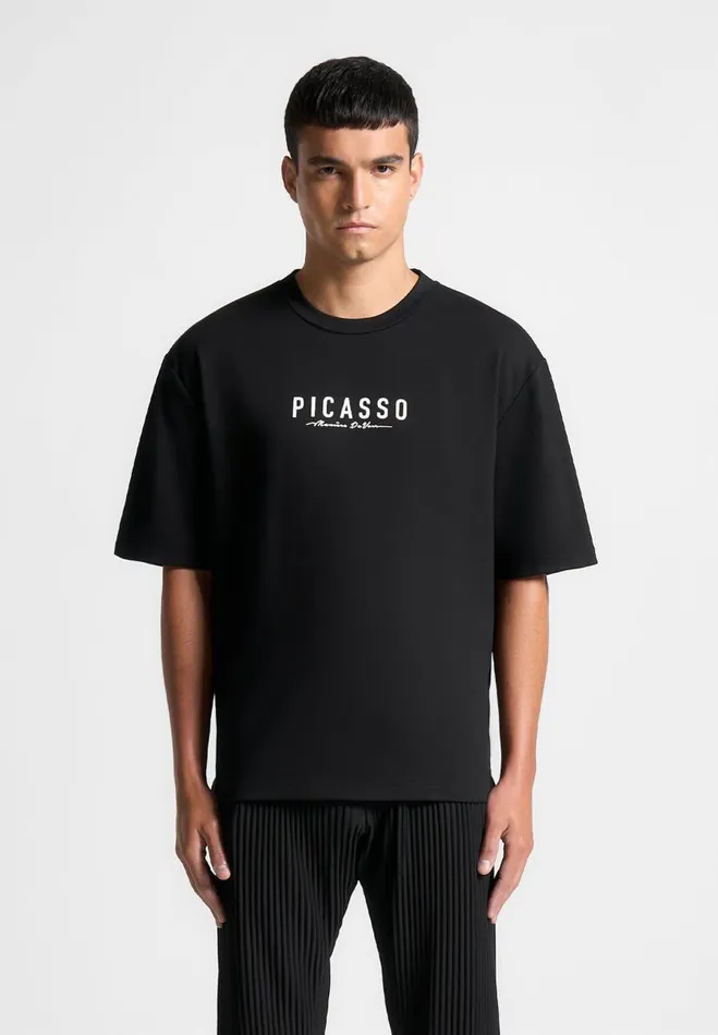 Manire De Voir TShirts and Tops Manire De Voir Man Picasso TShirt 8211 Black