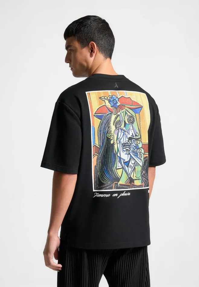 Manire De Voir TShirts and Tops Manire De Voir Man Picasso TShirt 8211 Black