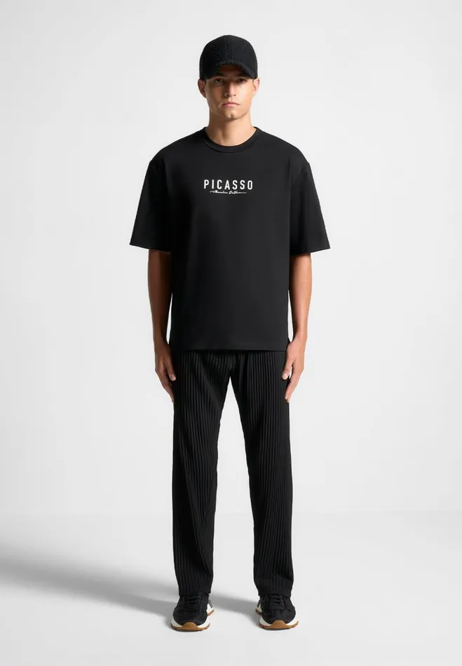Manire De Voir TShirts and Tops Manire De Voir Man Picasso TShirt 8211 Black