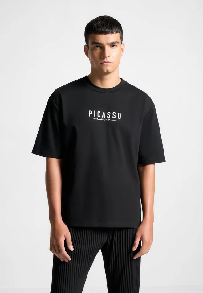 Manire De Voir TShirts and Tops Manire De Voir Man Picasso TShirt 8211 Black
