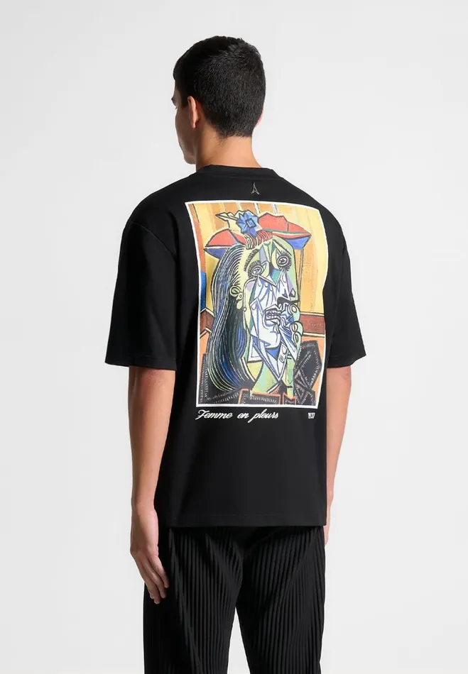 Manire De Voir TShirts and Tops Manire De Voir Man Picasso TShirt 8211 Black